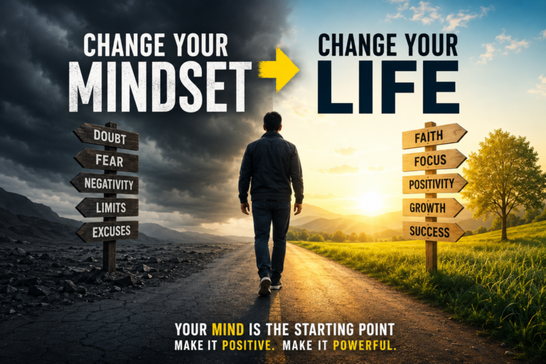 IF YOU CHANGE YOUR MINDSET YOUR LIFE WILL ALSO CHANGE