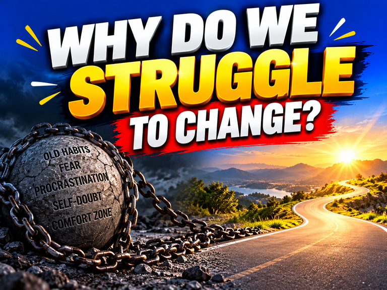 WHY DO WE STRUGGLE TO CHANGE?